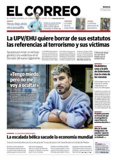 «TENGO MIEDO, PERO NO ME VOY A OCULTAR»