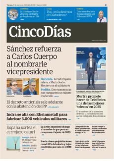 SÁNCHEZ REFUERZA A CARLOS CUERPO AL NOMBRARLE VICEPRESIDENTE