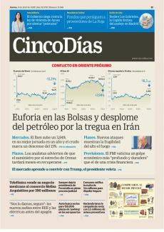 EUFORIA EN LAS BOLSAS Y DESPLOME DEL PETRÓLEO POR LA TREGUA EN IRÁN