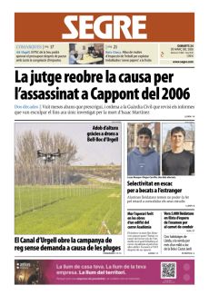 ADOB D’ALTURA GRÀCIES A DRONS A BELL-LLOC D’URGELL EL CANAL D’URGELL OBRE LA CAMPANYA DE REG SENSE DEMANDA A CAUSA DE LES PLUGES