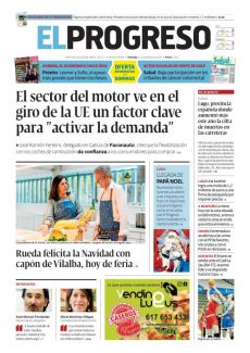 RUEDA FELICITA LA NAVIDAD CON CAPÓN DE VILALBA, HOY DE FERIA