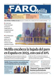MELILLA, DONDE MÁS BAJÓ EL PARO DE TODA ESPAÑA EN 2025, CON UN 9,96 POR CIENTO