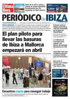 EL PLAN PILOTO PARA LLEVAR LAS BASURAS DE IBIZA A MALLORCA EMPEZARÁ EN ABRIL