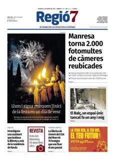 LLUM I AIGUA MARQUEN L’INICI DE LA FESTA EN UN DIA DE VENT