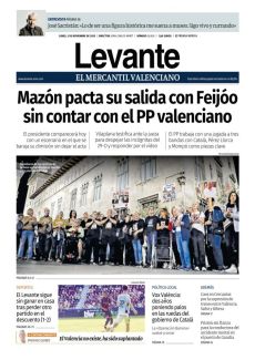 MAZÓN PACTA SU SALIDA CON FEIJÓO SIN CONTAR CON EL PP VALENCIANO